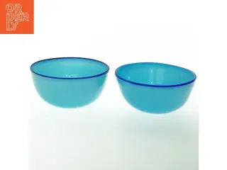 Blå skål (str. Ø. 13 cm. 2 stykker)