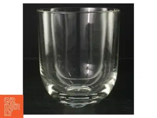 Glasvase (str. H. 16,5 cm. ø. 14,5 cm)