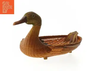 Kurv formet som en and (str. Ø 33x Ø 18 cm)