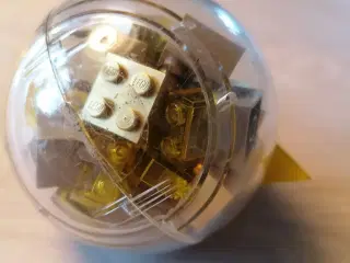 Lego Julekugle med Guldklodser