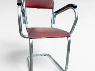 Funkisstol i forkromet stål – ca. 1930/40’erne