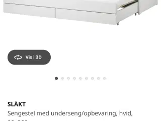 Børneseng fra ikea med skuffe&ekstra soveplads