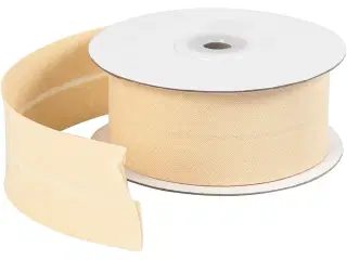 Skråbånd i Naturfarve - 36 mm, 10 m Rulle