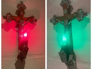 Kitsch Jesus væglamper