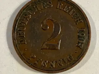 2 Pfennig Germany 1907