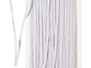 Hvidt elastikbånd 6 mm x 50 m - Kvalitet til DIY