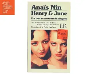 Henry & June : fra den ucensurerede dagbog af Ana&#239;s Nin (Bog)