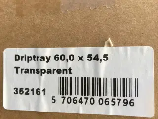 Drypbakke transperant