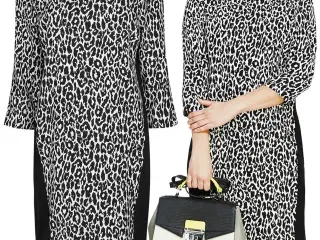 kjole-Leopard- fra M & S. Størrelse : 40/42
