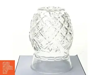 Glas vase i krystal look (str. 12 x 9 cm)