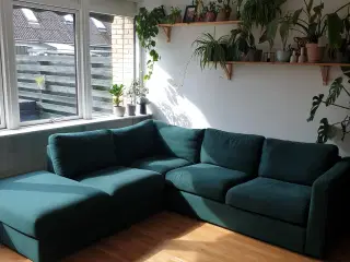 Grøn sofa stof IKEA
