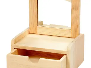 Skuffe med spejl, str. 12x10x6,5 cm, 1 stk.