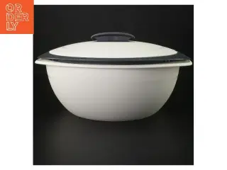 Tupperware thermo skål m. indsats og låg(str. 25x32x14 cm)