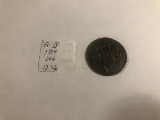 12 Skilling 1714 Denmark