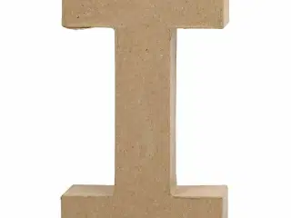 Bogstav, I, H: 19,9 cm, B: 11,2 cm, tykkelse 2,6 cm, 1 stk.