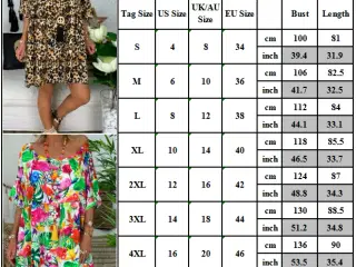 BOHO kjoler.2 typer.Print: leopard og blomstret