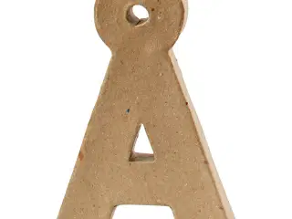 Bogstav, Å, H: 10 cm, tykkelse 2 cm, 1 stk.