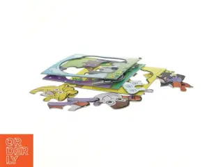 Børnepuslespil med jungledyr fra Vini-game (str. 13,5 x 13,5 cm)