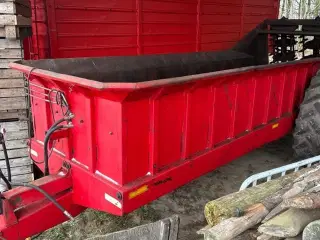 Solid gødningsvogn med dobbelt bundkæde