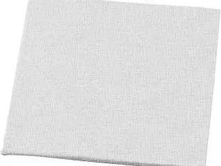 Malerplade, str. 10x10 cm, tykkelse 3 mm, 280 g, hvid, 1 stk.