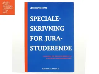 Vejledning for specialestuderende på de juridiske kandidatuddannelser af Jørn Vestergaard (Bog)