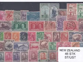 New Zealand Samling - 46 Stk. Stemplet/ Ustemplet