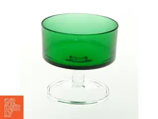 Grønt glas (str. H. 8,5 cm ø. 8,5 cm)