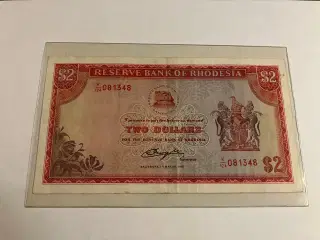 Rhodesia 2 Dollars 1976