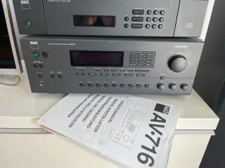 NAD 716, surround Sound receiver / forstærker