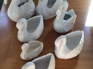 7 svaner til dekoration
