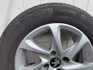 Fælge (Peugeot) 4 stk. 185/65 R15