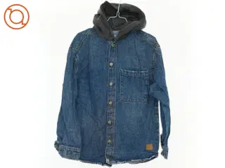 Hættetrøje med denim fra Zara (str. 134 cm)