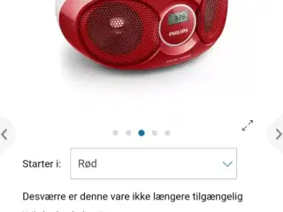 Philips radio/cd afspiller