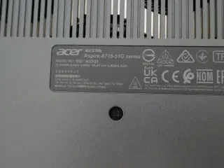  Bærbar 15,6 tommer Acer ASPIRE 7 A715-51G-56SD