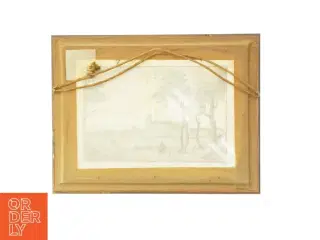 Indrammet gammelt tryk af Kolding (str. 35x27 cm)