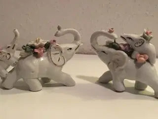 Elefanter i porcelæn til salg