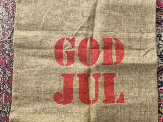 3 Store, Rustikke Julegaveposer/Sække i Hessian