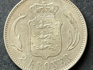 2 kr 1916 i sølv.