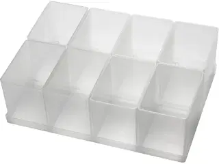 Basisindsats, BA8-1, H: 80 mm, str. 79x55 mm, 8 stk./ 1 pk.
