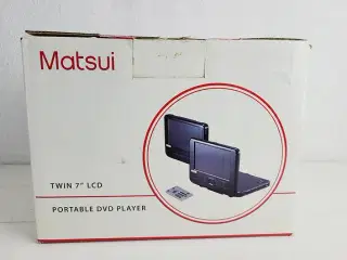 ⭐️- 2 stk LCD Skærme m. Mini dvd afspiller