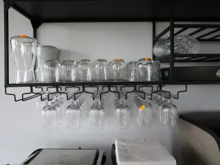 Div. Glas, kopper, tallerkner m.m.