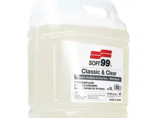 Soft99 Classic & Clear - Creamy Shampoo & Snow Foam 5L