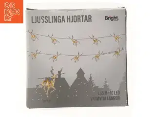 LED lyskæde med rensdyr motiver fra Bright (str. 135 cm)