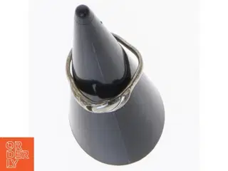 Sølvfarvet ring (str. 2 cm)