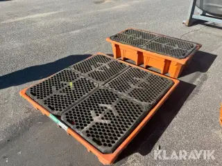 Underlag til olietromler