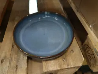 8 stk. Tallerken høj kant stentøj ocean 220 mm Rustik