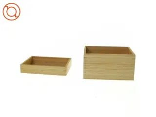 Opbevarings kasser i træ fra Ikea (str. 15 x 8 cm 15 x 10 cm)