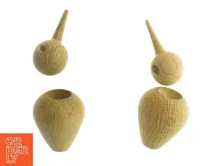 Dekorative træfigurer, fugle (str. 11 cm) fra Architect made