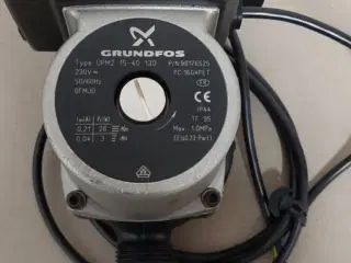 Cirkulationspumpe, Grundfos type UPM2