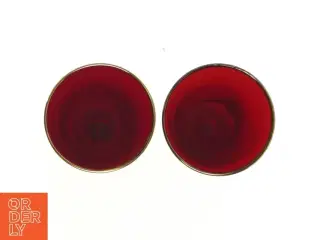 Røde glas (str. H 15 cm)